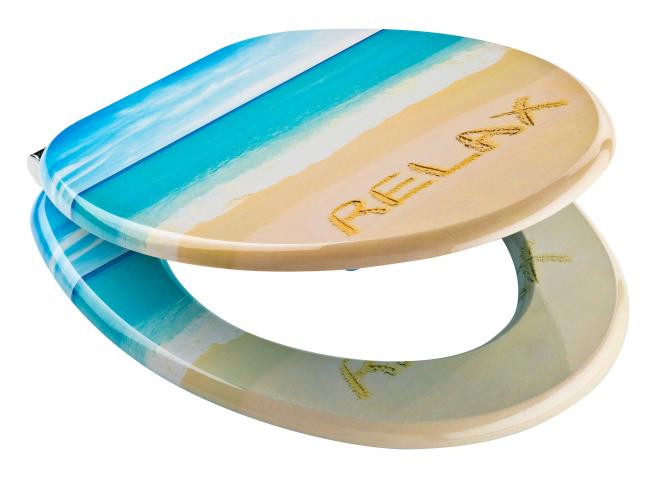 Tоалетна седалка Relax MDF. Забавено падане - Mdf