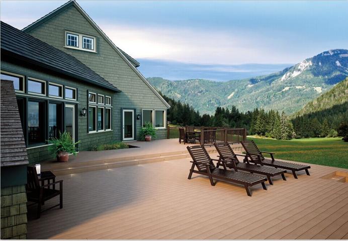 Декинг дъска WPC ROSSIMA ForestFeel, тиково дърво, снимка 4 - Декинг