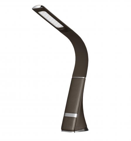 LED настолна лампа U2C, 7W кафява - Настолни лампи