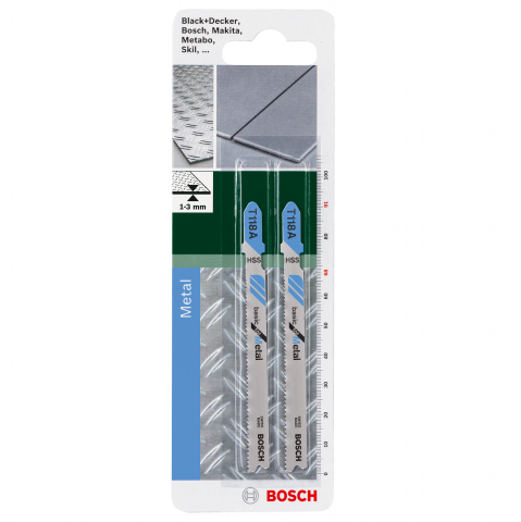 Ножчета Bosch HSS T118A 2 бр., снимка 2 - Ножчета за прободен трион