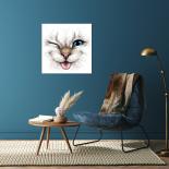 Картина Winking cat 50x50 см