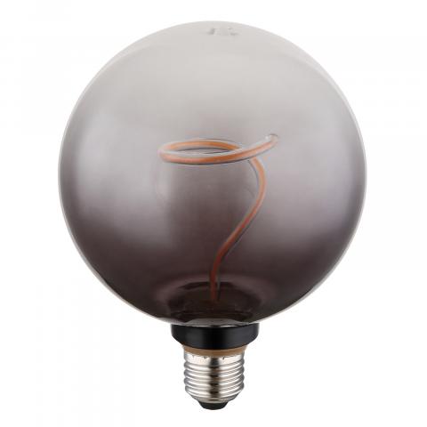 LED филамент G125 Е27 4W 140 lm 1700K, опушено, снимка 2 - Лед крушки е27