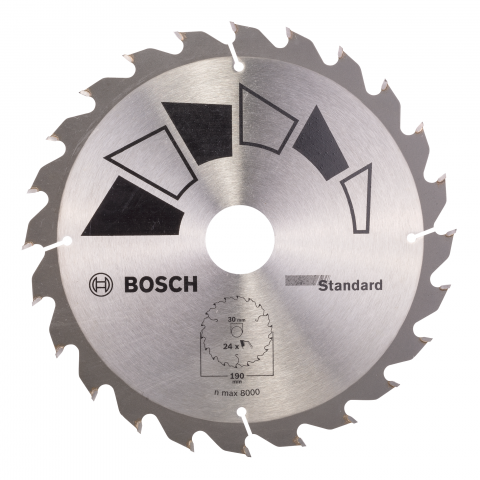 Циркулярен диск Bosch 190x2.2x30/24 мм Z=24, снимка 2 - Циркулярни дискове