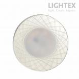 Луна Lightex стационарна кръгла прозрачен акрил с LED лента 3W 4000K 170 lm LS500175 MR16 max.7W