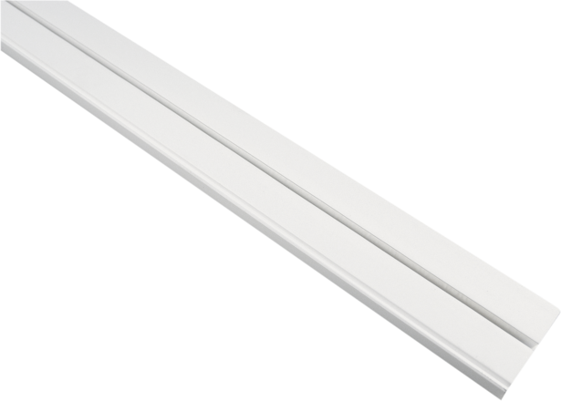 Корниз PVC 200 см бял - Пластмасови корнизи