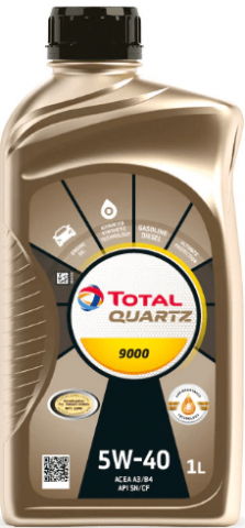 Моторно масло Total Quartz 9000 5W40 1 л - Моторни масла за дизелови двигатели