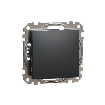 Sedna New Мех. бутон, 10А 250V, антрацит - Ключове и контакти