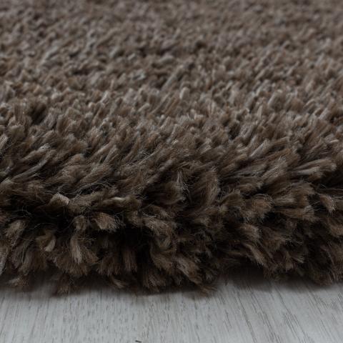 Килим Fluffy Brown Ф80 см - Килими