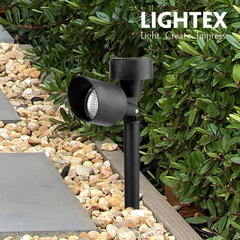 LED соларна лампа Lightex Arno green IP44 - Осветителни тела