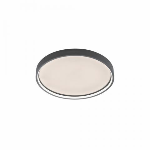 LED плафон Spas 28W 2400 lm 3000K 3 step DIM черен - Плафони