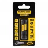 Накрайници ударни PH3 Topmaster 50 мм 2 бр