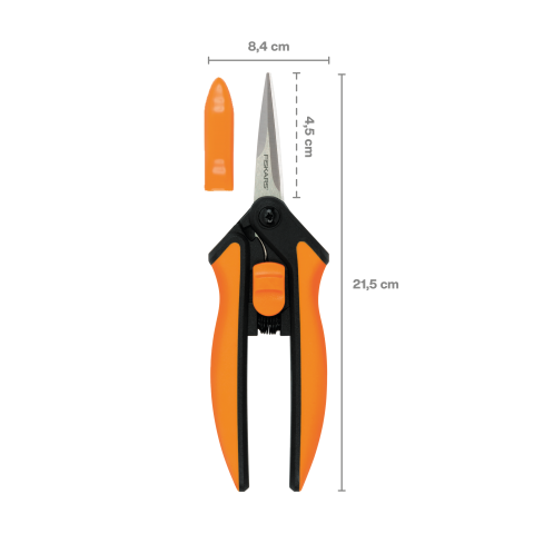 Ножица за цветя Fiskars Solid Microtip SP130, снимка 8 - Други градински ножици