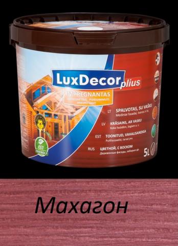 Импрегнатор Luxdecor 1 л махагон - Лакове за дърво