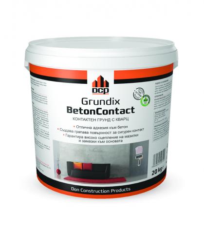 Контактен грунд DCP Grundix Betoncontact 20 кг - Мазилки и грундове