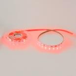 LED лента 2835 Lightex 60бр/м 12V DC 4.8W/м 100lm/W червена IP20 8мм - 5м