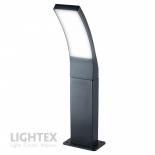 LED градински стълб Lightex Paro 12W 4000K 220V IP54 тъмносив