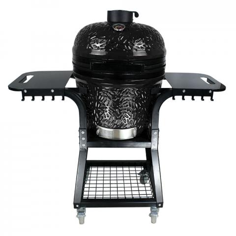 Барбекю Kamado 127.3х65.4х127.6 см с колелца - Керамични грилове Кamado