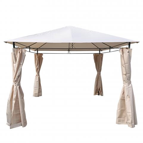 Градински павилион 
300x300x270 cm беж - Павилиони метални