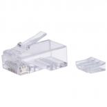 Конектор Cat 6 Solid RJ45 UTP 20 бр.