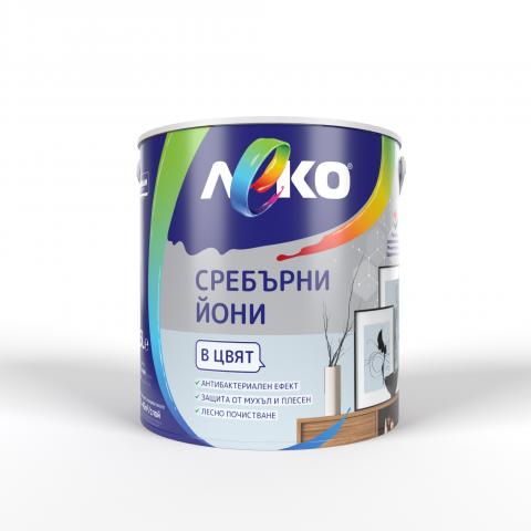 Интериорна боя Леко Сребърни йони 2.5 л галакси - Интериорни бои