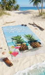 Плажна кърпа Pineapple 80х160 см
