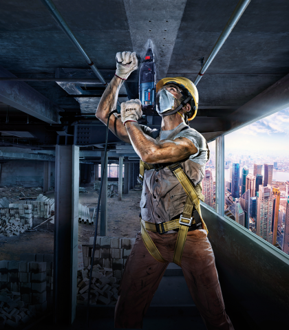 Перфоратор Bosch Blue GBH 240, снимка 4 - Кабелни перфоратори